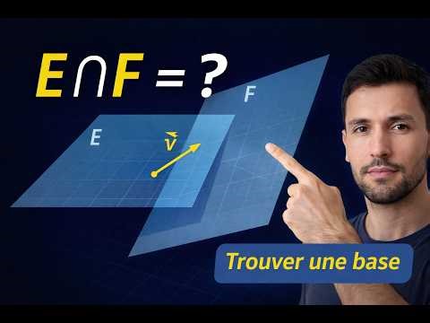 Finding a basis for E ∩ F (complete method)