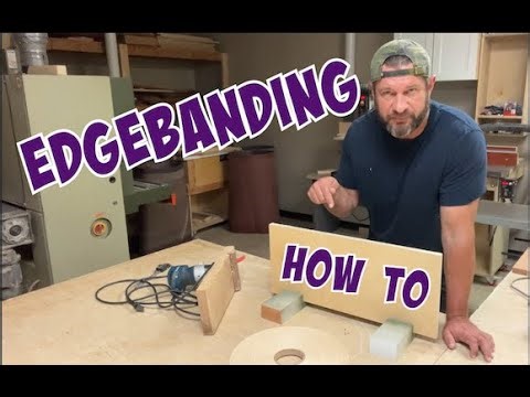 How to Edge Band Plywood Like a Pro | Clean, Durable Cabinet Edges!