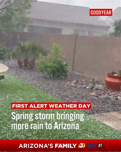 It's another First Alert Weather Day as a storm system will continue to impact Arizona with rain, snow, thunderstorms, and cooler temperatures. | azfamily 3TV CBS 5