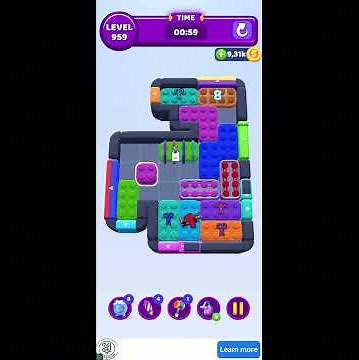Color Block Jam - Level 959 solution #games #gaming #puzzle #gameplay