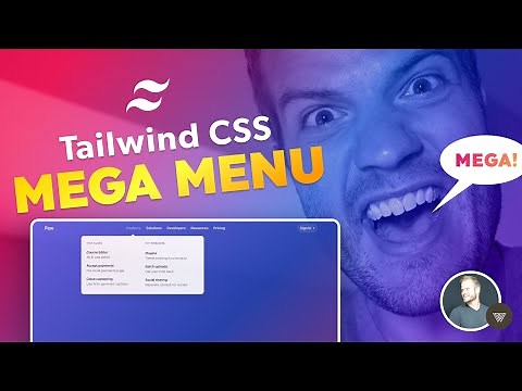 Tailwind CSS mega menu tutorial