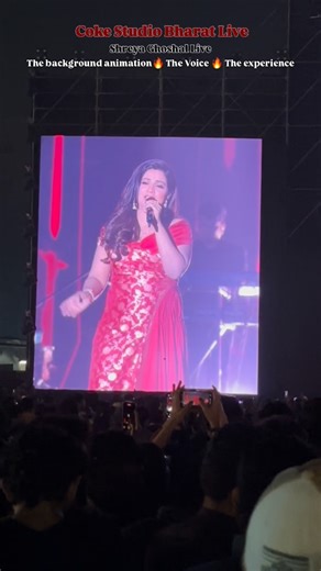 Travel With Ashish🛣️ on Instagram: "A breathtaking, heart-piercing performance by @shreyaghoshal ❤️❤️ Coke studio Live Bharat Live, New Delhi✨ @cokestudiobharat #cokestudiobharat #cokestudiolive #shreyaghoshalliveinconcert #shreyaghoshallive #cokestudio"