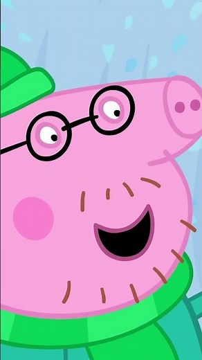 Daddy Pig Takes an ICY Plunge #PeppaPig #Shorts