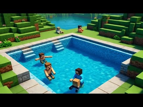 💦 Ultimate Minecraft Swimming Pool Design (Tutorial + Inspiration)