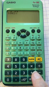 Division euclidienne à la calculatrice