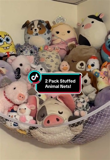 Problem solved! So cute too! #stuffedanimal #stuffies #plushies #kidsroomdecor #organizedhome