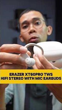 Erazer XT60 Pro TWS Wireless Headset Bluetooth 5.3 Earphone Noise Reduction HiFi Stereo