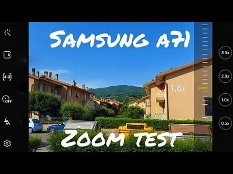 Samsung Galaxy A71 zoom test | 8X • 64Mpx | Camera