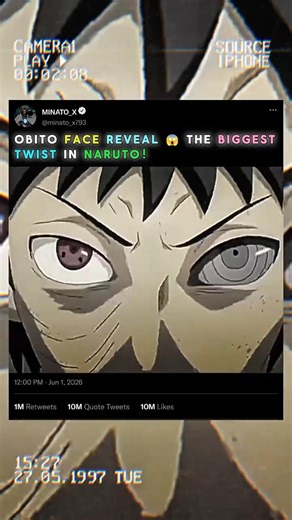 TOBI WAS OBITO 🤯..OBITO FACE REVEAL 😱...