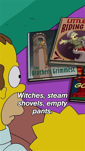 "two lost children, eaten by a witch" #thesimpsons