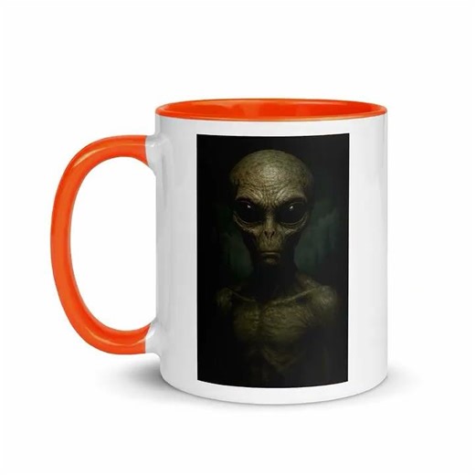 New UFO/Aliens coffee Mugs. https://yodelingdesign.etsy.com #aliens #ufoキャッチャー #extraterrestrial