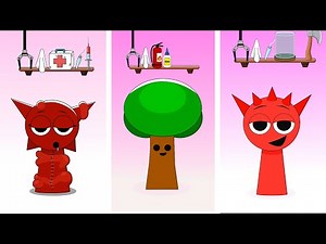 Ohh NO! MROONA 🆚 MR TREE 🆚 RADDY Sprunki Incredibox Animation