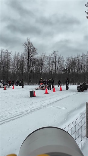 Artic Cat Snowmobile Drag Launch