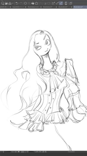 Victorian Sketch #art #drawing