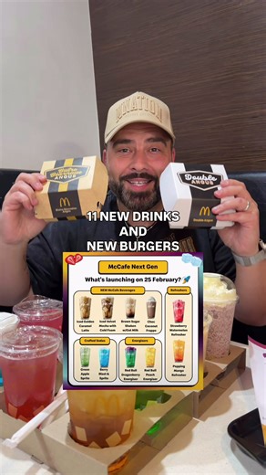 11 New McDonald's Drinks and Burgers Launching in Australia