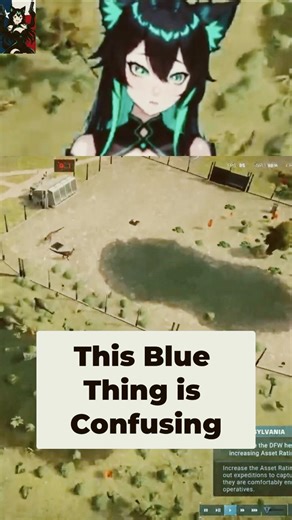 Streamer Reacts: What Does THIS Blue Mean in the Game? #shorts #gaming #Vtuber