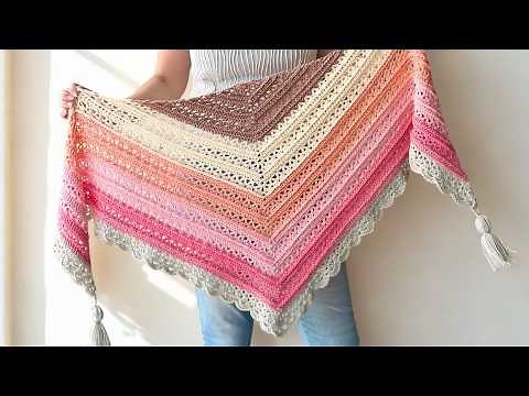 DREAMY DAYS SHAWL - FREE CROCHET PATTERN