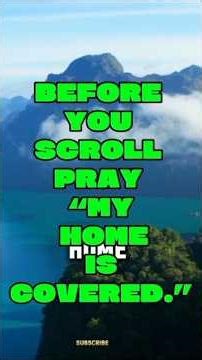 Prayer covering your home