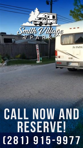 Call now and reserve! Call us today! (281) 915-9977 21725 E Knox Road, Porter, TX 77365 9am to 5pm Monday to Friday @followers TopFans Texas RV Park | Smith Village RV Park