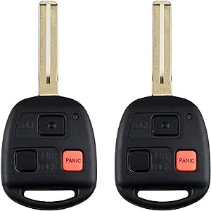 2 Keylessbest Replacement for 1999 2000 2001 2002 2003 Lexus RX300 Key Fob Remote Control N14TMTX-1 3 Buttons 312MHz