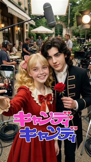 Rendy Arris Nugraha on Instagram: "Behind the Scene of the Real Life Version Candy Candy Filming Set by Candy White ✨. Here’s a cinematic AI-generated behind-the-scenes moment where Candy Candy takes selfies with different characters on a film set! Realistic lighting, cinematic camera, and natural BTS vibes — all made with AI. 💬 Which character selfie is your favorite? A tribute to a timeless character, reimagined for today’s world 🤍 ✨ If you love anime reimagined in real life, this moment is 