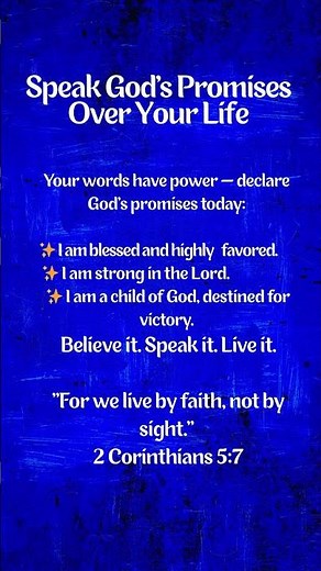 Speak God’s Promises Over Your Life ✨ Faith Affirmations #shorts #divineprayers