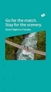 Find more than just ⚽ here. Discover Canada with direct flights from London with WestJet. | WestJet