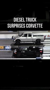 Cummins vs Corvette 1/4 Mile | Drag Racing and Car Stuff