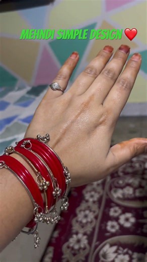 Simple mehendi design #youtubeshorts #shortsfeed #virelvideo #mehndidesign ❤️🫶🏻😍😇👌