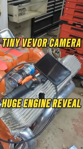 A quick engine inspection with the Vevor endoscope. The tiny camera caught a problem before the build moved forward and saved a ton of headaches. #vevortools #vevor #mechaniclife #automotive #autorepair #carrepair #mechanic #cars #auto #engine | The Lugnut