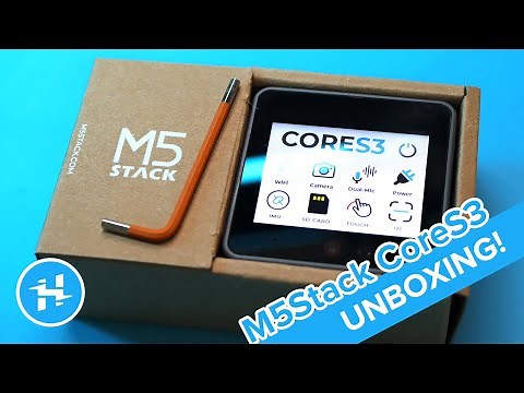 M5Stack CoreS3: ESP32S3 Dev Kit // Unboxing