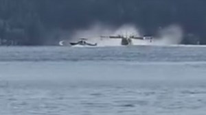 Boaters asked to steer clear after near miss with a water skimmer aircraft