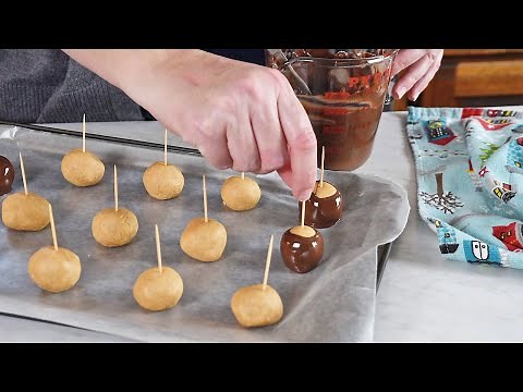 Easy 4-Ingredient BUCKEYE Peanut Butter Balls
