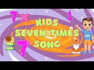Kids 7 Times Table Song🎶 | Catchy Multiplication by 7 Song for 1st to 3rd | Fun and Easy Learning!
