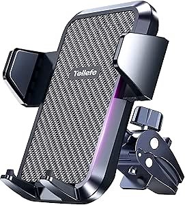 Car Phone Holder, [Thick Cases Friendly] Car Phone Holder Mount, Hands-Free Phone Mount for Car Fit for iPhone for Samsung and Smartphone