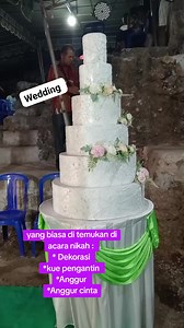 4.2K views · 115 reactions | Yang biasa ditemukan dalam pesta pernikahan adalah: dekorasi, kue pengantin dan anggur cinta 殺 #reels #fyp #viral #trending #sorotan #jangkauanluas #semuaorang #kreatorpemula #fbpro #monetisasikonten #happyfamily #wedding #pernikahan | Meryanti Bifel | Facebook