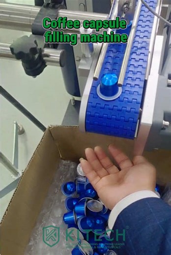 Café automático: llenado preciso de cápsulas