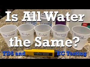 Test Your Water Quality Using TDS and EC