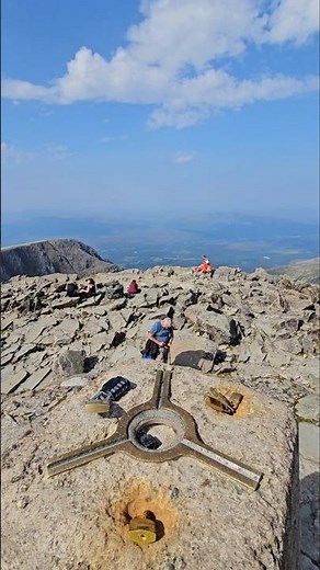 Ben Nevis summit highest mountain in Scotland & UK #bennevis #scotland #hiking