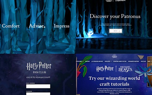 2021最新哈利波特官方网站wizardingworld测试过程