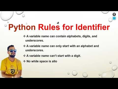 Python Session 16 Python Rules Indentifier