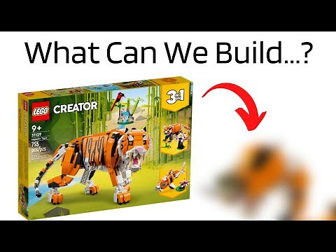 WHAT CAN WE BUILD from LEGO Creator 31129: Majestic Tiger?