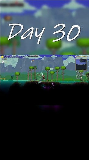 100 Days In Terraria's Calamity Mod (Day 29 & 30/100) #shorts #gaming #terraria