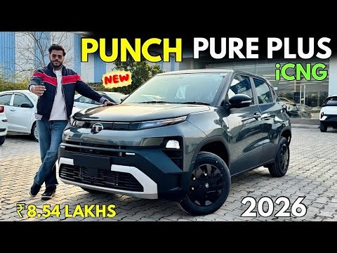 Tata Punch Pure Plus 2026 Model Detailed Review ✅ Punch Pure Plus CNG Price & Features 🔥