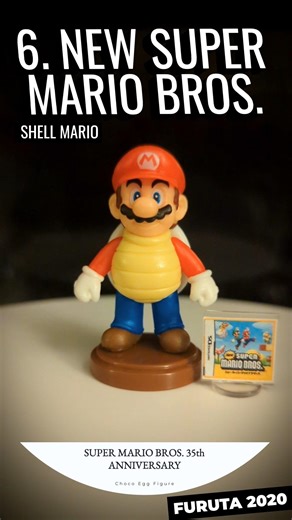 🐢 SHELL MARIO 🐢 Super Mario 35th Anniversary FURUTA CHOCO EGG Figure #retrogaming #Nintendo #mario