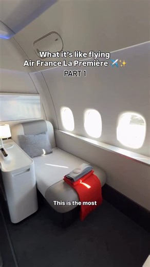 Travel + Leisure on Instagram: "Stay tuned for part 2. 👀✈️ 🎥 @thechrisflyer, T+L contributor. #airfrance #firstclass #airtravel"