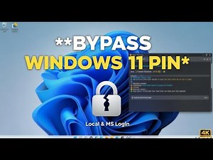 [New Method] ✔️ Bypass Windows 11 PIN for Local and Remove Microsoft Password Login