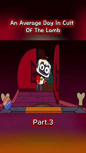 An Average Day In Cult Of The Lamb #fyp #animation