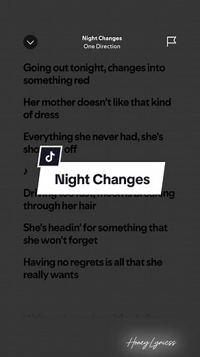 Night Changes - One Direction | Lyrics and Full Song