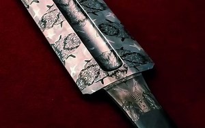 I spent many weeks on this Damascus pattern